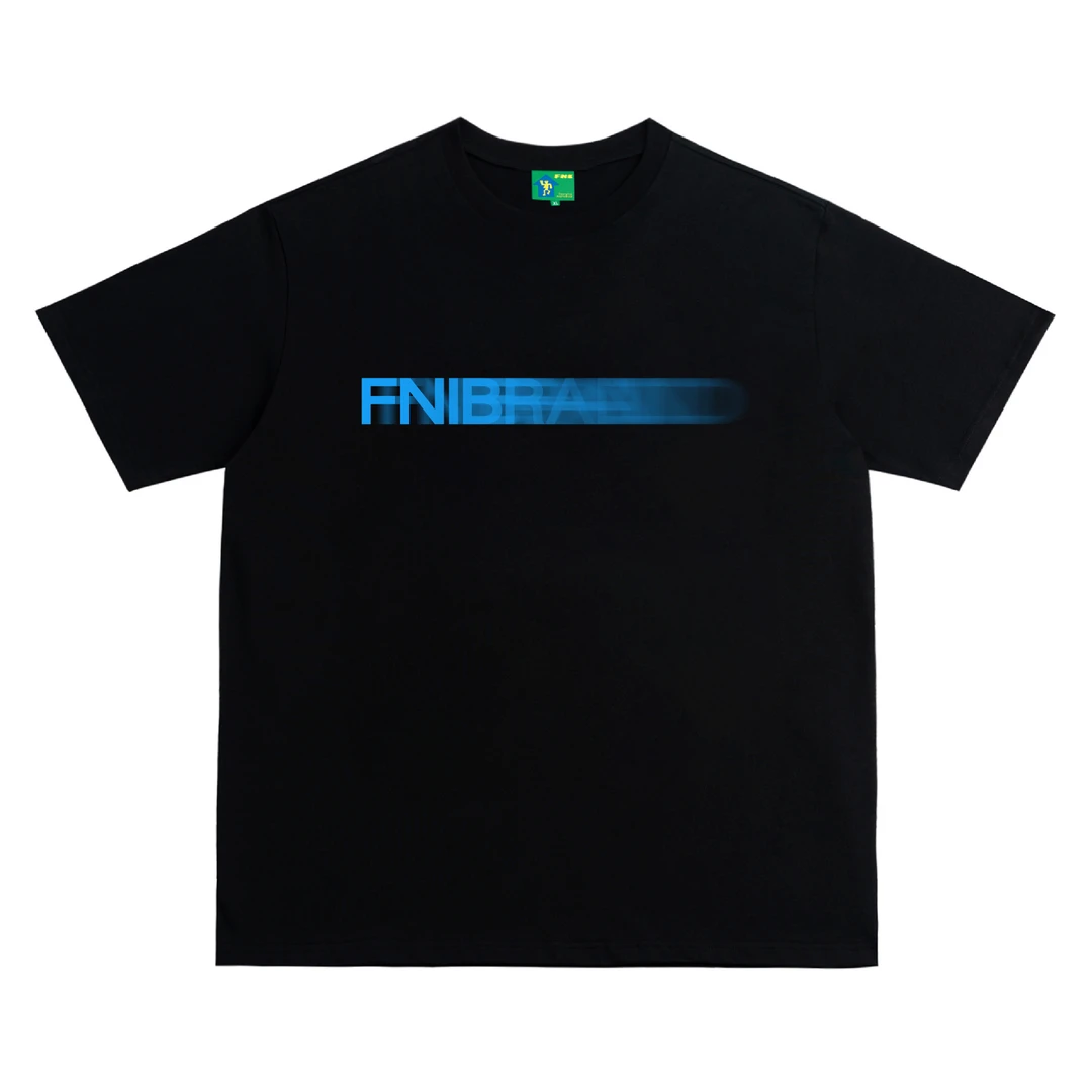 FNI国潮重磅纯棉（消失基础款）男女同款t恤美式复古短袖上衣24新款