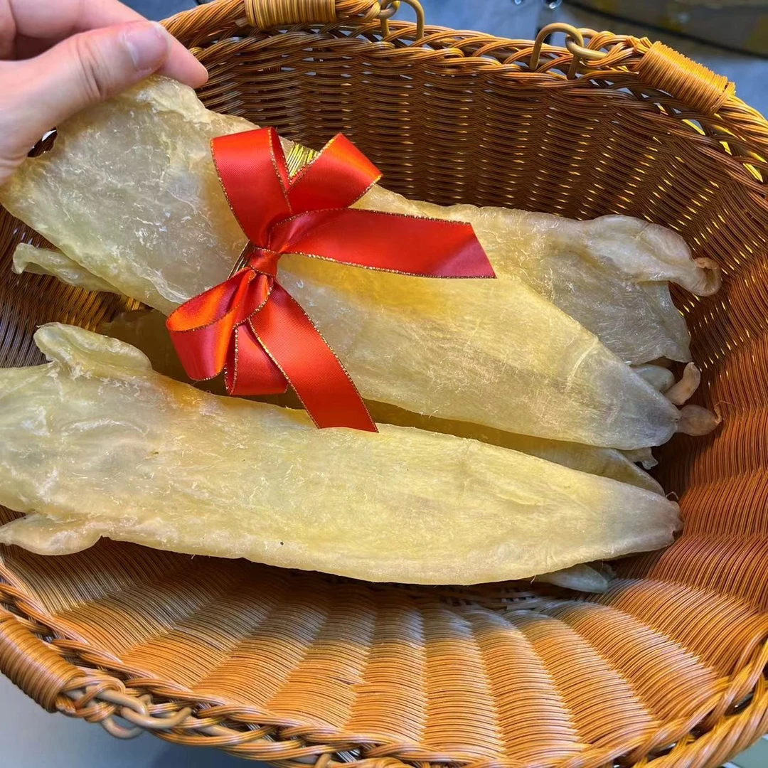 巴母 深海干货正品鱼胶孕产术后高品质花胶1-500克