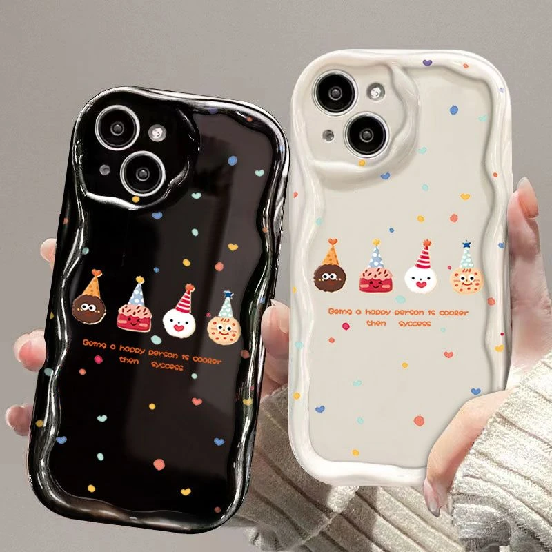 甜甜圈苹果15promax手机壳iPhone14新款13透明12简约11软壳x女7/8