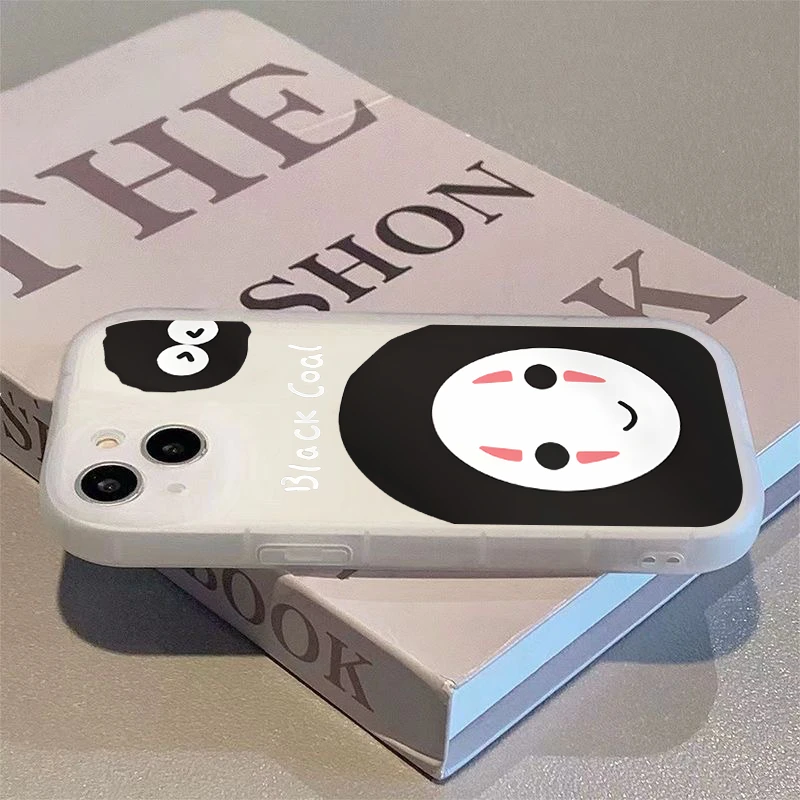 无脸男苹果15ProMax手机壳iPhone14全包13可爱12卡通11防摔xr女8p