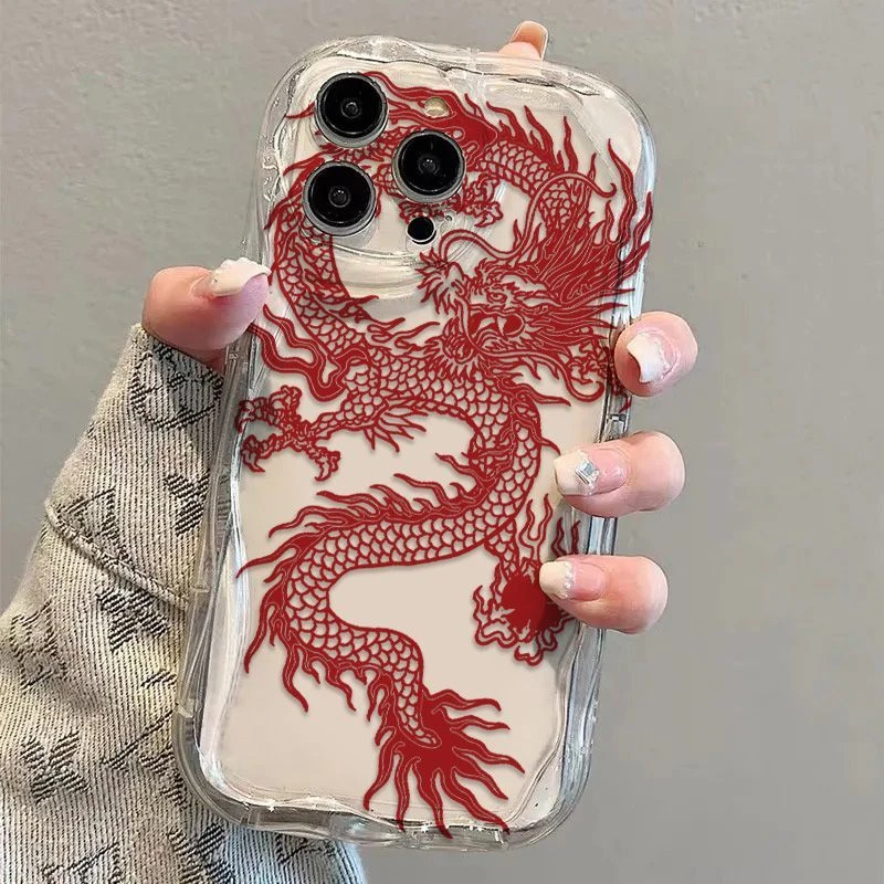 红年好运苹果15ProMax手机壳iPhone14新款13可爱12简约11软壳X女8