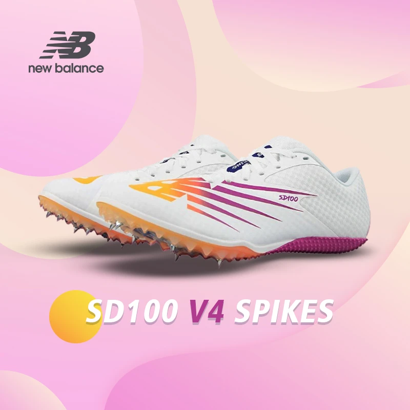 NEW BALANCE新百伦 NB基础款半脚掌短跑训练钉鞋 SD100 100-400米