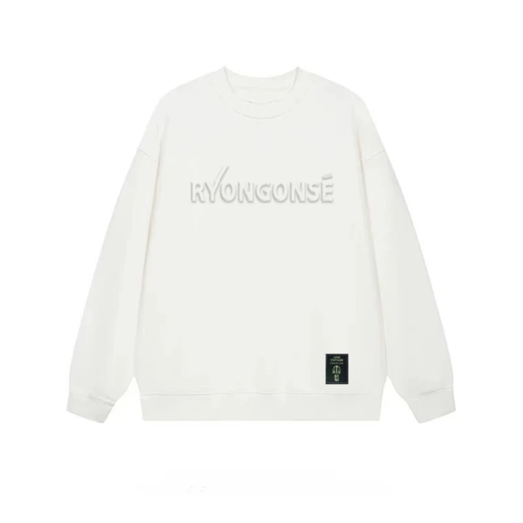 新品【凹凸印RYO】时尚百搭加绒圆领卫衣0188