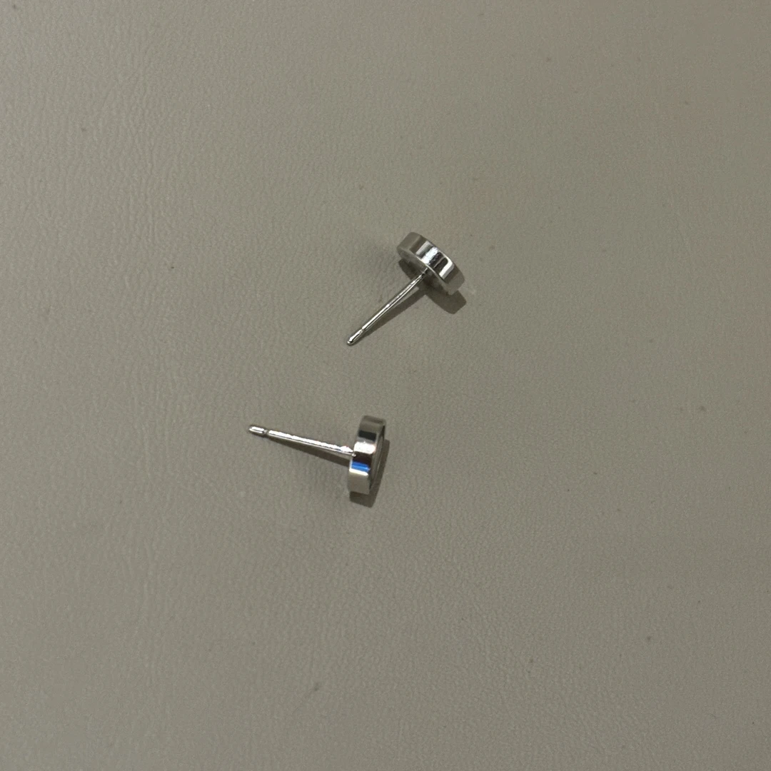 合金耳饰 PP.经典简约一字耳钉 两色可选