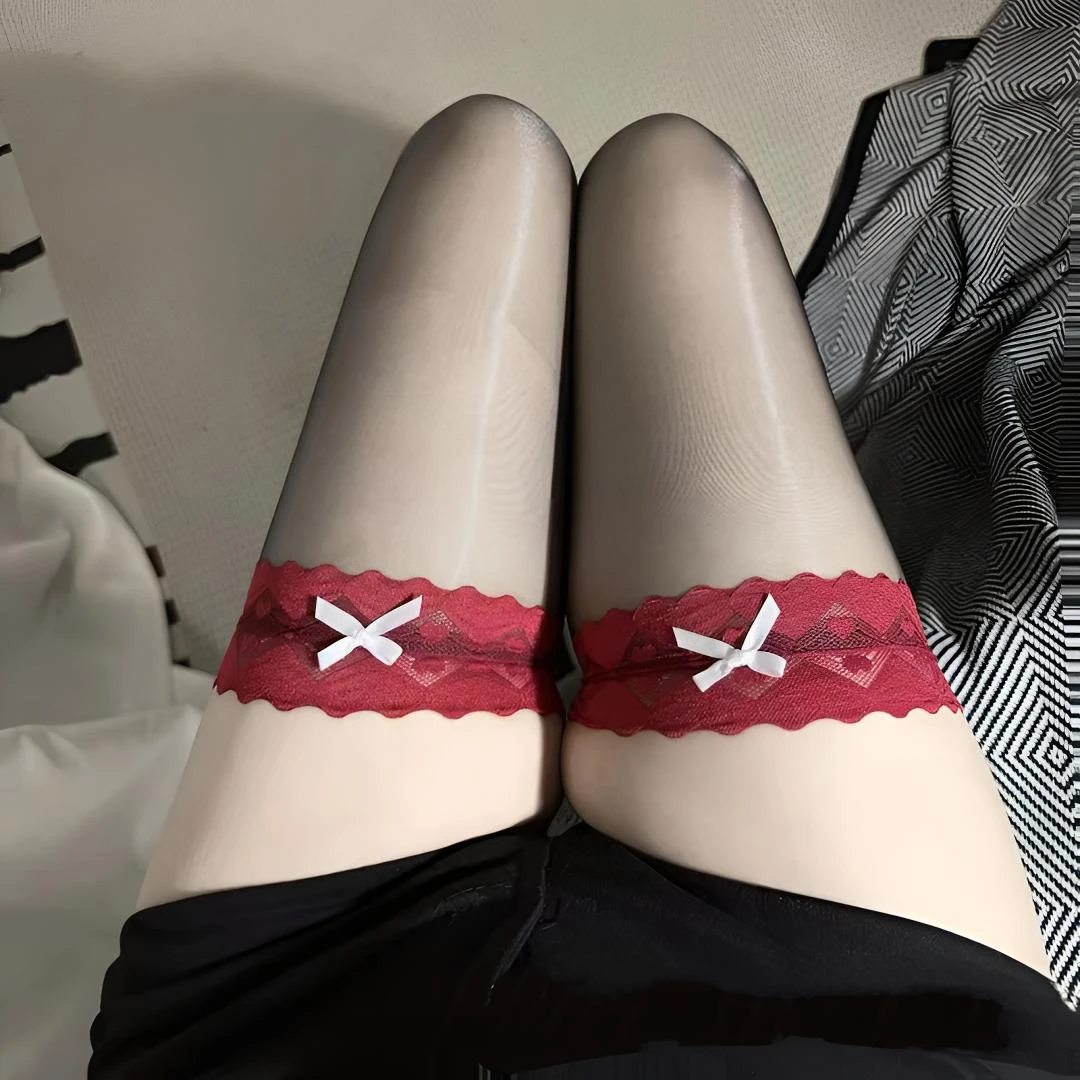 极光3D超薄隐形大腿袜过膝