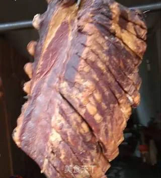 巫溪特产农家柴火烟熏腊排骨