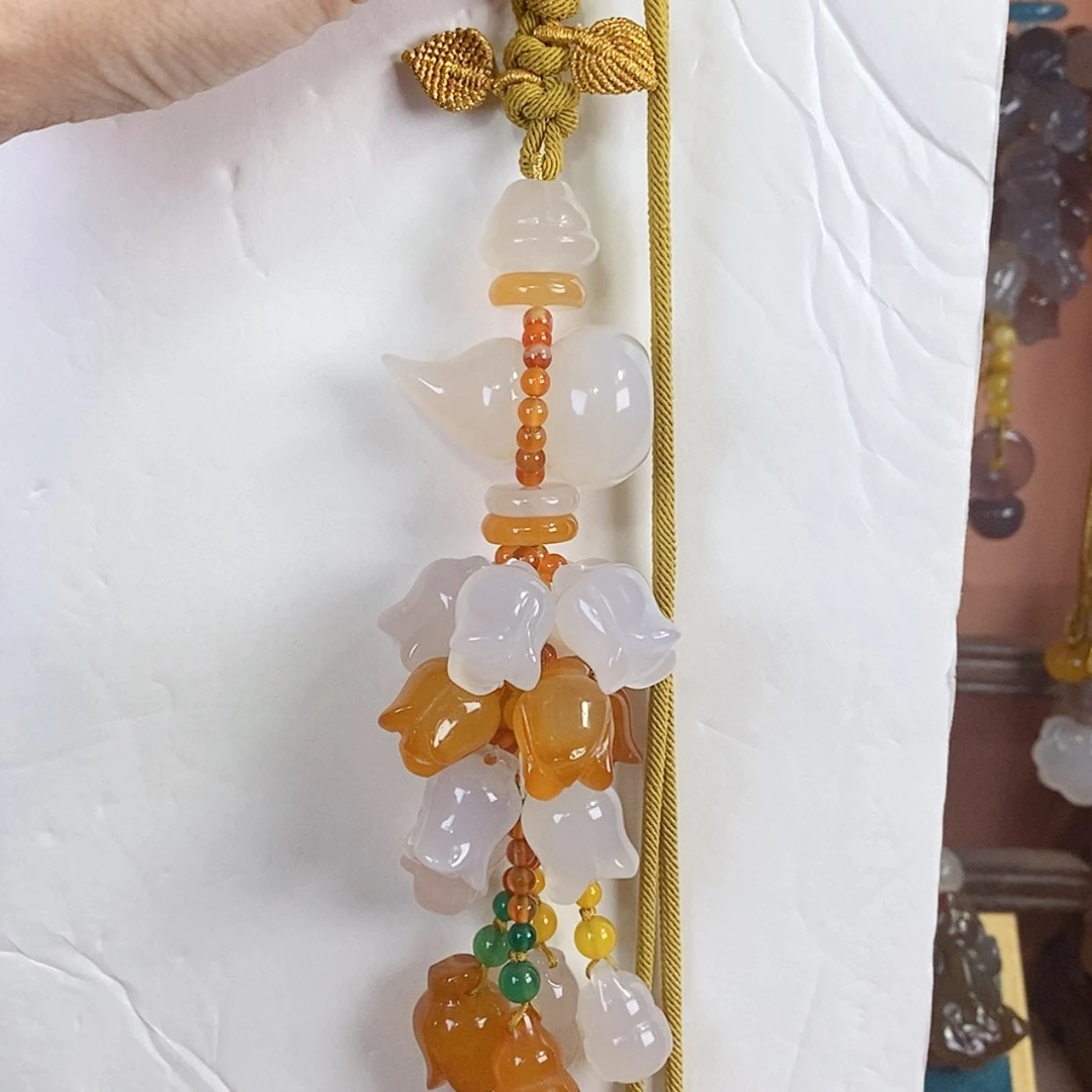 【闪购商品】玛瑙车挂未镶嵌@@GP1129