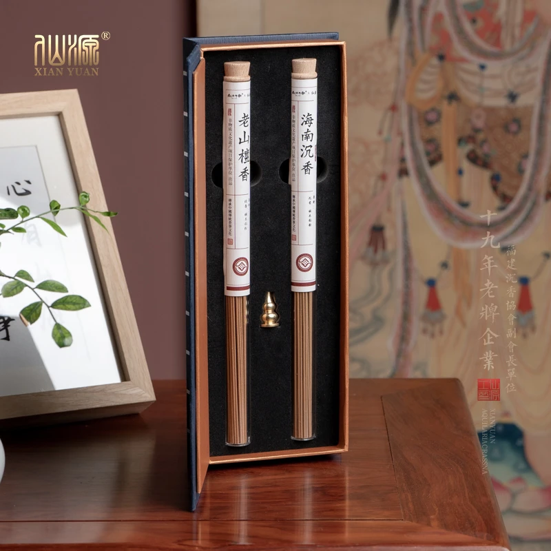 XIANYUAN/仙源日檀夜沉线香10g*2管