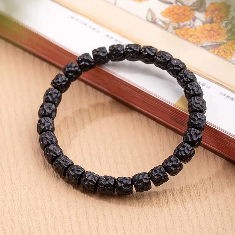 XIANYUAN/仙源椰蒂菩提6*7mm+28颗无相珠单圈手串弹力绳