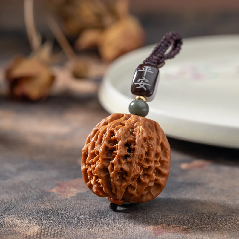 XIANYUAN/仙源核桃平安钥匙扣手把件