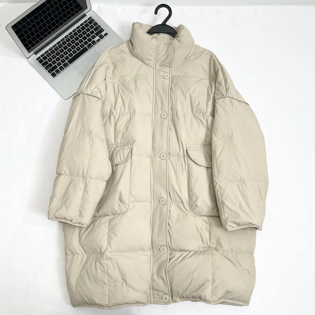 【‘’大雪国‘’小韩日记】羽绒服韩版时尚休闲百搭宽松中长款冬季1075