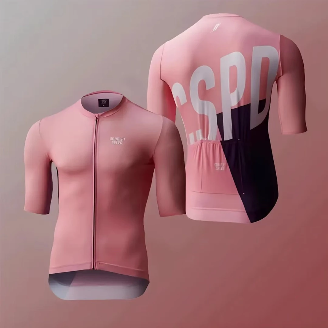 CSPD夏季新款短袖骑行服专业自行车速干衣薄款透气公路车骑行衣服