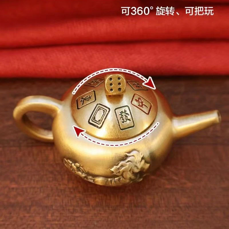 【老师推荐】马上手把壶360度可旋转件把把壶精美手把件把玩神器