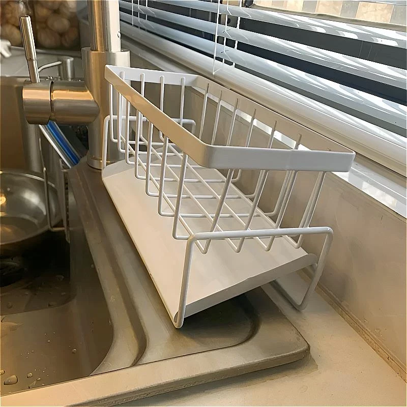 厨房置物架水槽沥水抹布架低价好物水池水龙头钢丝球收纳架YKY