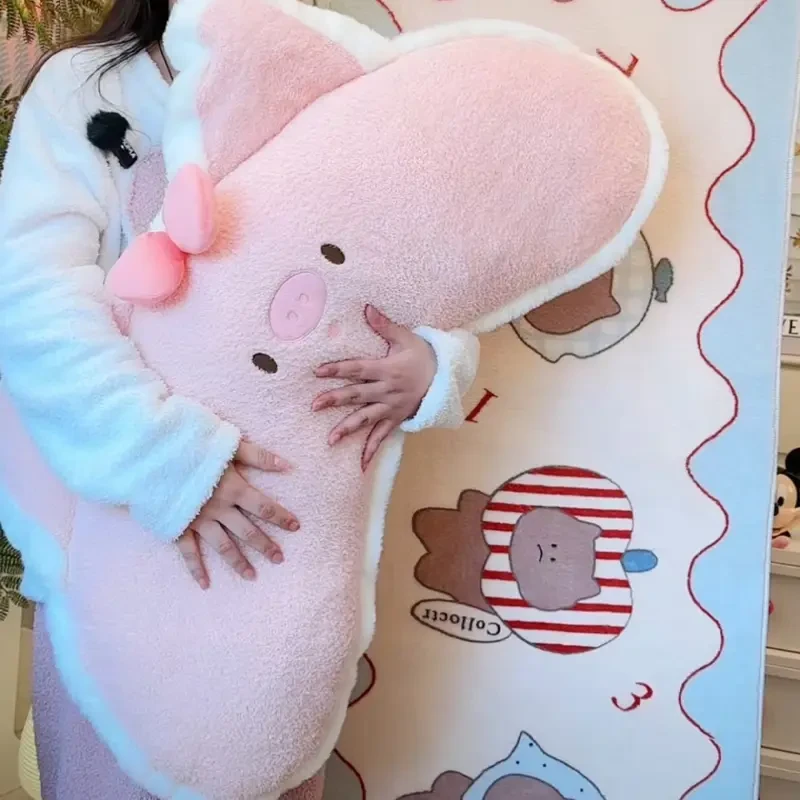 可爱动物靠枕长条抱枕女生睡觉夹腿床上腰靠玩偶公仔娃娃毛绒DF