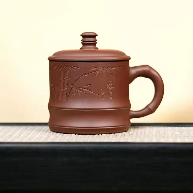 赵掌柜紫砂 底槽清盖杯