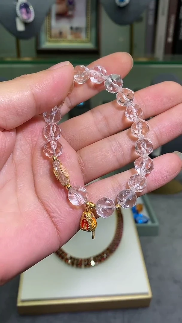 【闪购商品】水晶手串未镶嵌白水晶手串0000002