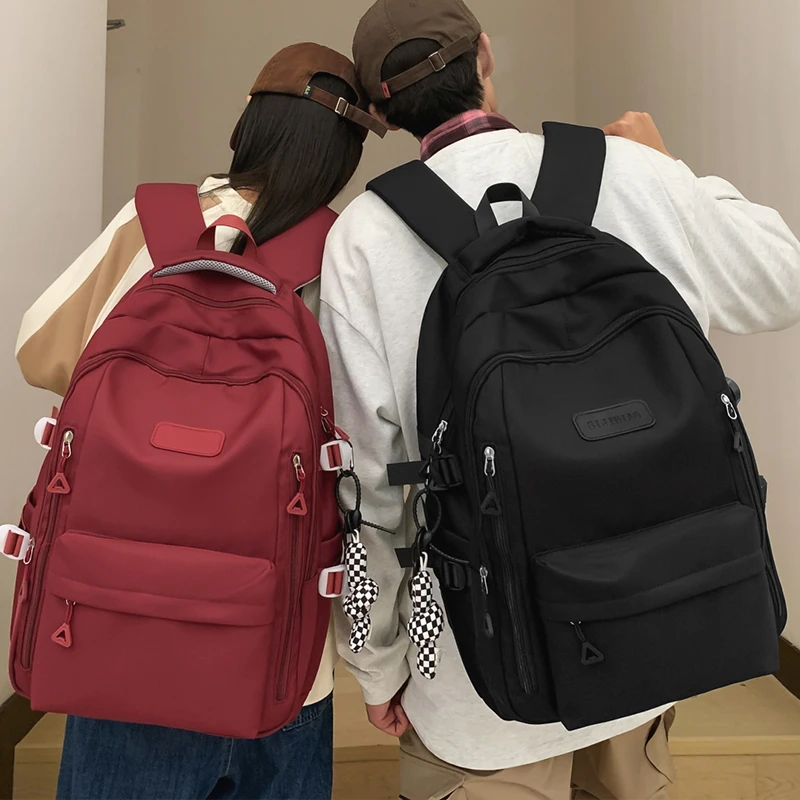 【宽肩带】书包女大容量高中初中生中学生男款双肩包小学生4-6年级