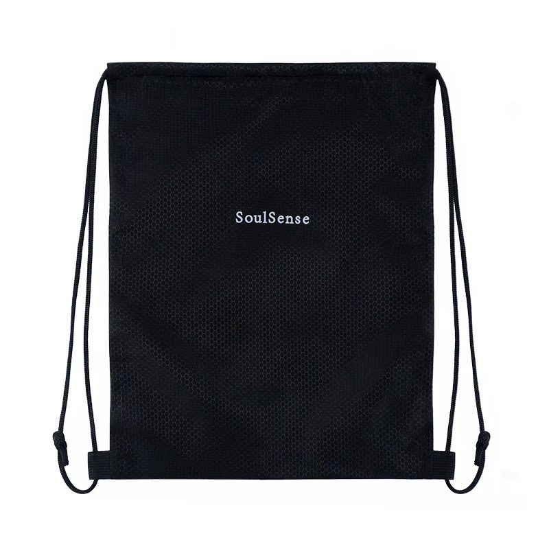 SoulSense运动束口黑色多功能出游便携式抽绳旅行包