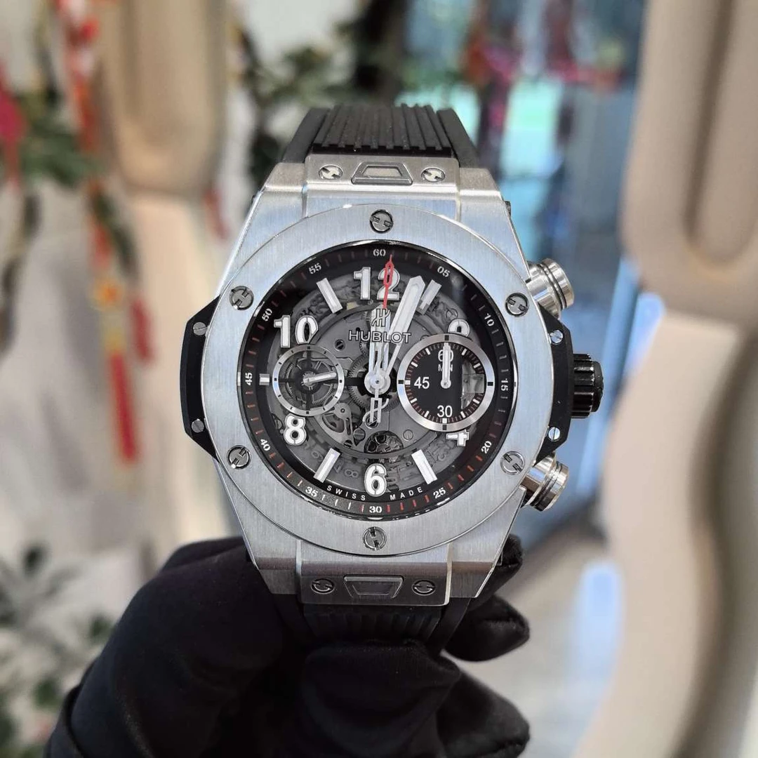 99新 Hublot/宇舶表 疯狂时间俱乐部/411.NX.1170.RX/单表