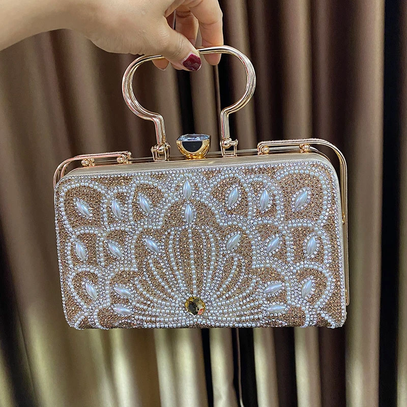 旗袍配包晚宴包宴会包手包女小包婚礼妈妈包手拿包百搭时尚金色