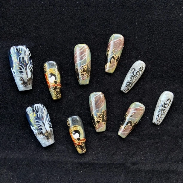 【抉择-神话悟空】国风动漫高级手绘原创设计穿戴甲