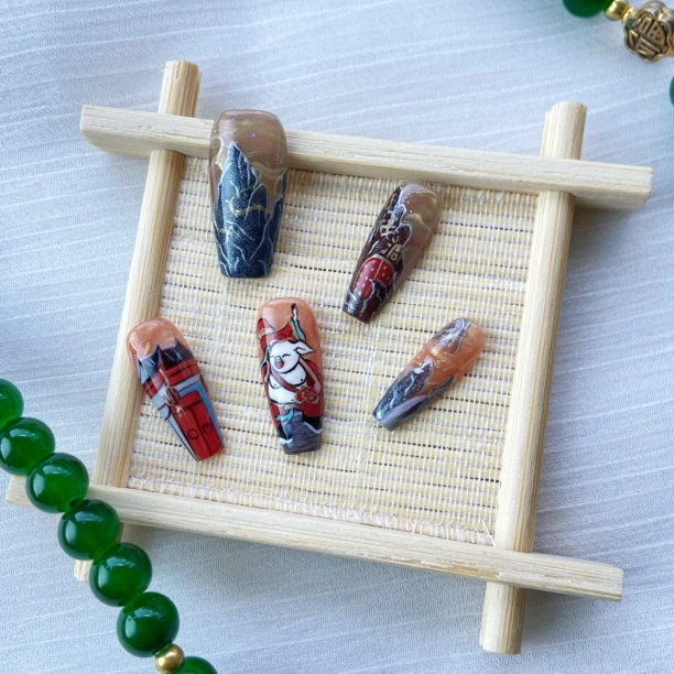 【西游记·八戒娶亲】国风动漫高级手绘原创设计穿戴甲