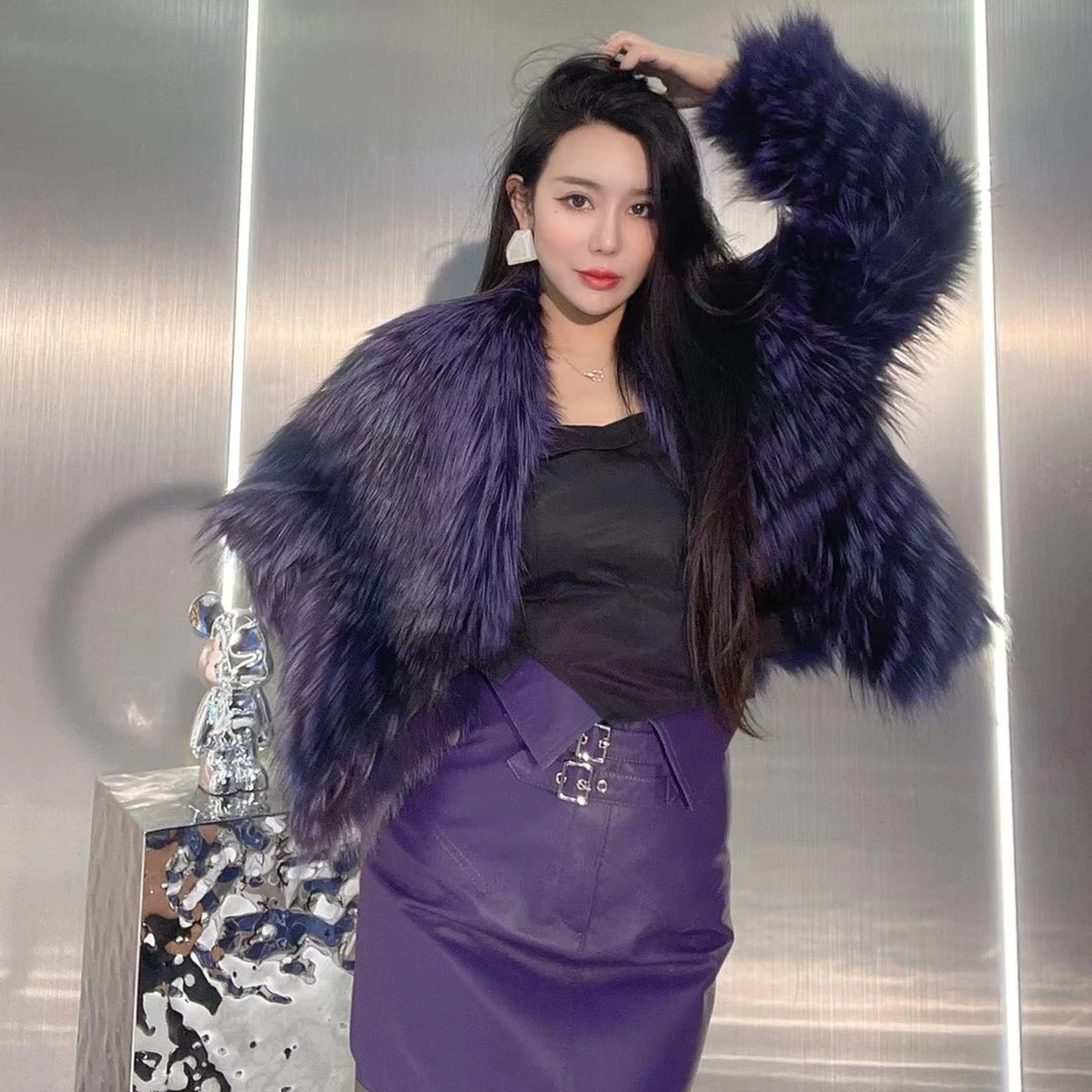 设计师款时尚网红绵羊皮高腰A字显瘦半身裙7633