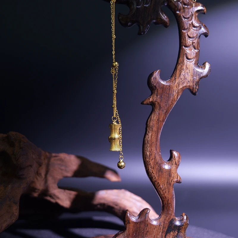 坠链均足银 节节高项链轻奢百搭简约气质时尚