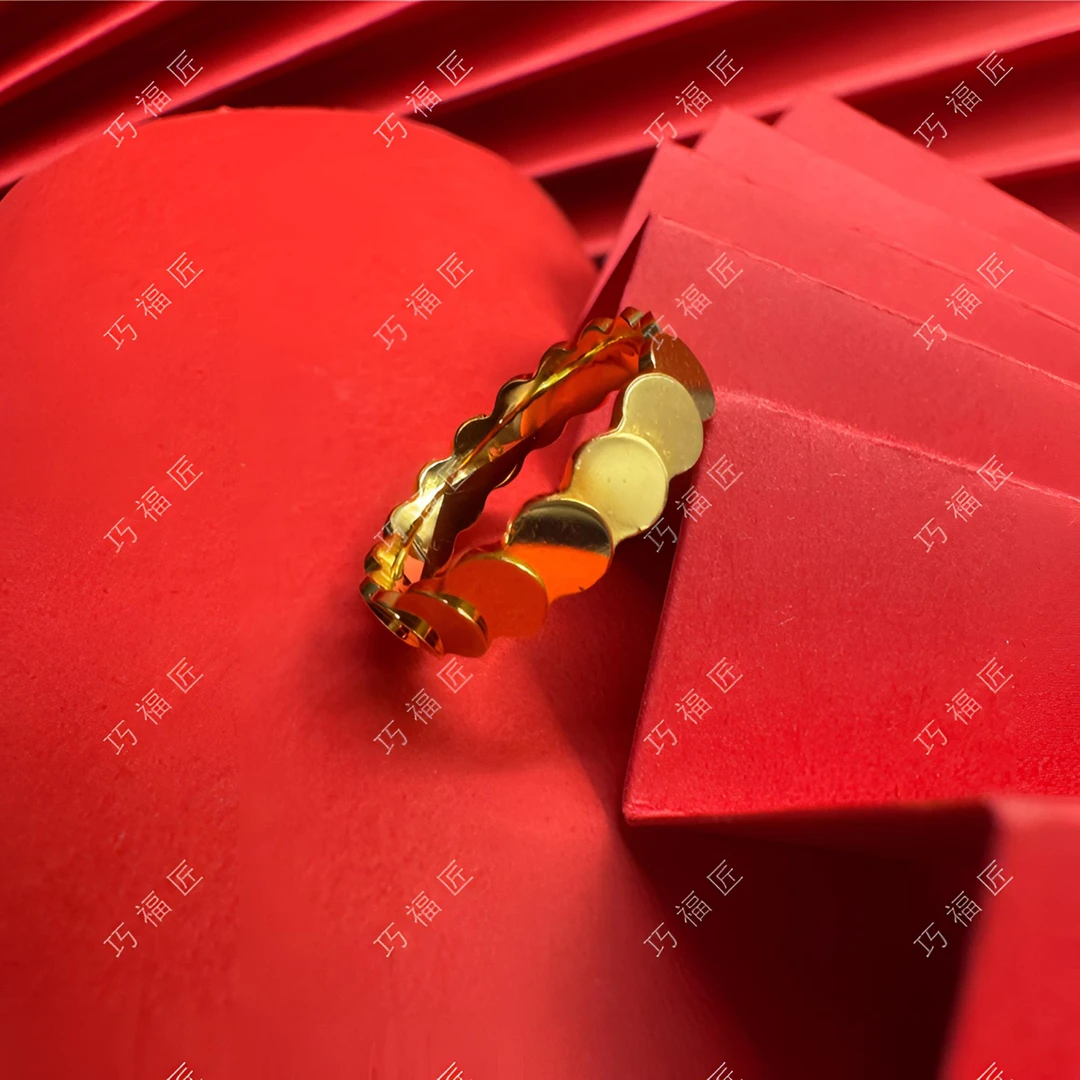 足银戒指 鱼鳞戒指气质 百搭简约 简约时尚轻奢经典复古个性素款