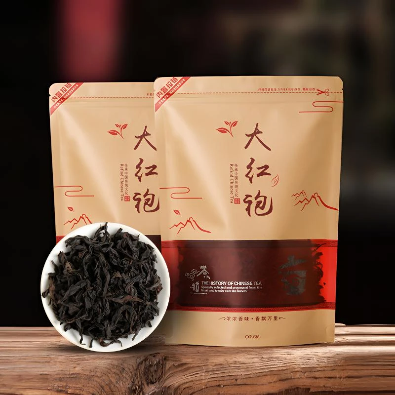 大红袍福建武夷山浓香型八万山红茶口粮茶叶马到成功送礼乌龙茶叶