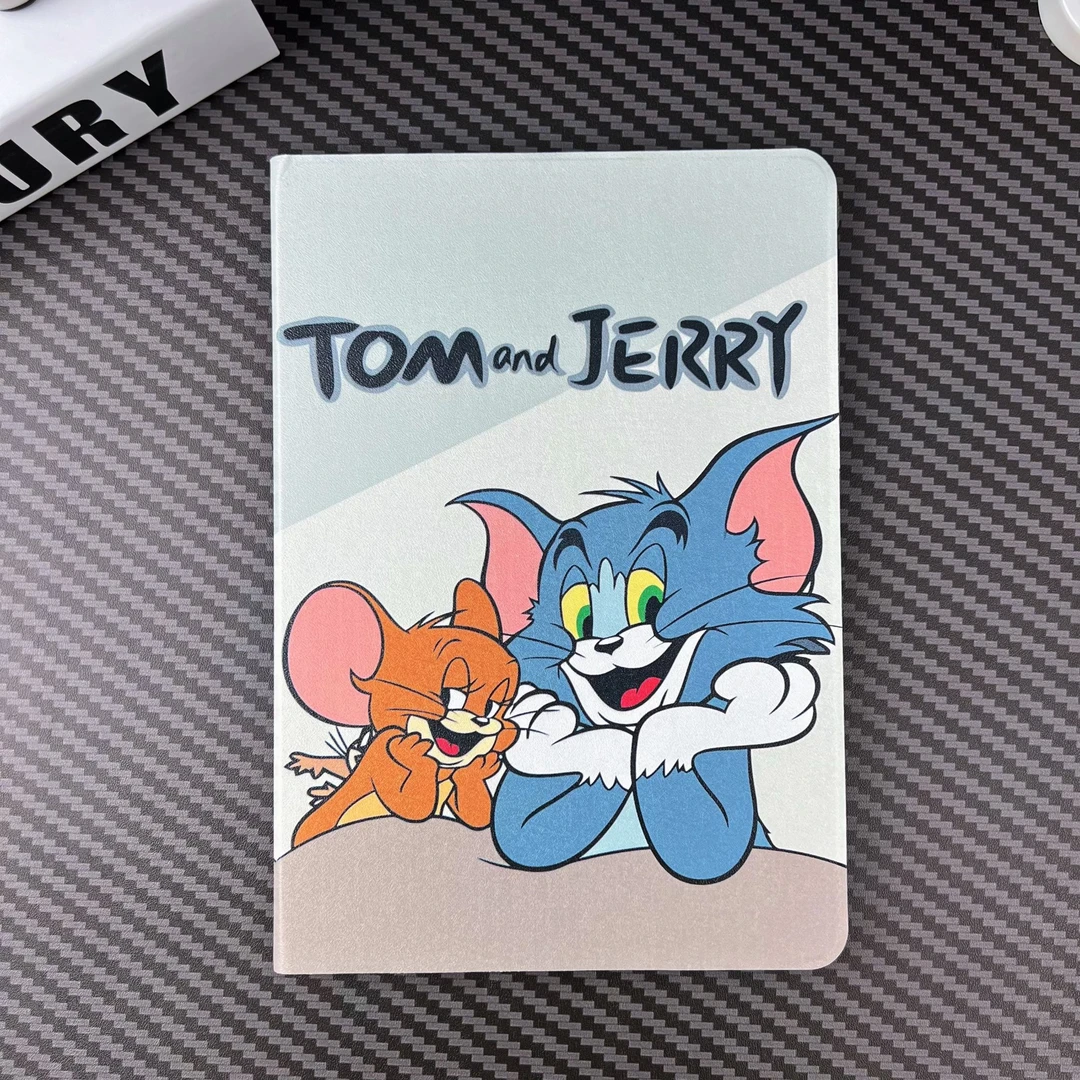 【彩绘书本支架】猫和老鼠适用OPPOPADair平板保护套air2卡通软壳