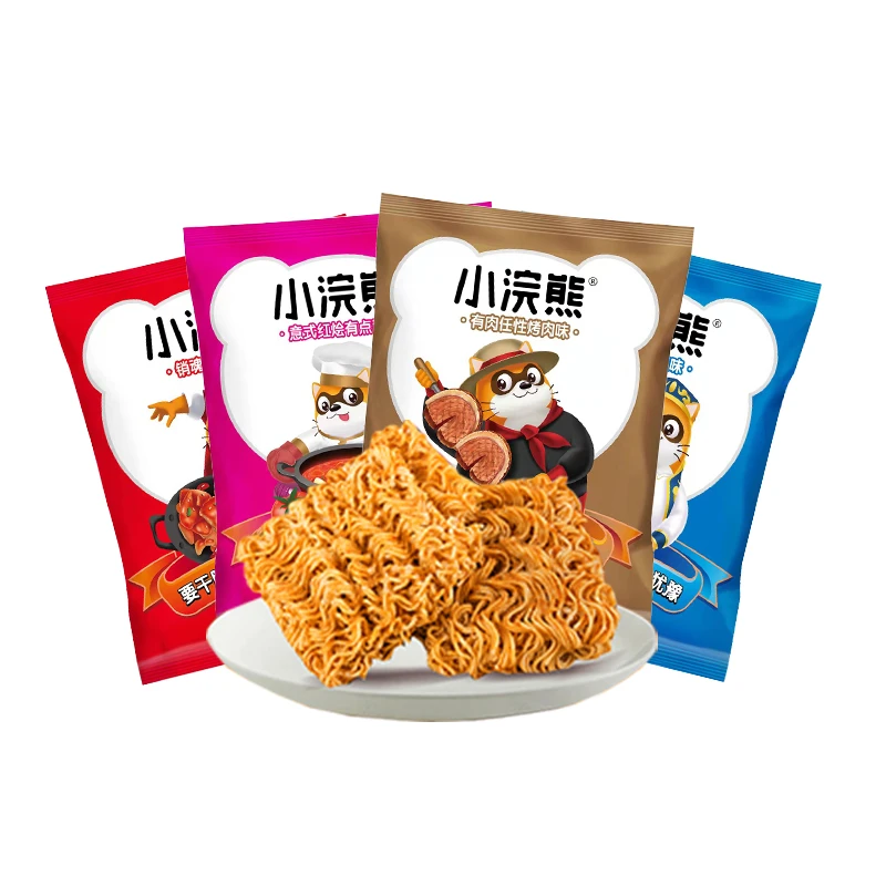 统小浣熊干脆面0干吃怀旧方便面夜宵充饥小当家捏碎面笋0g