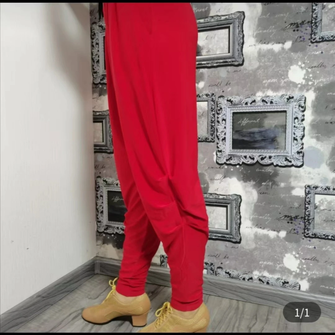 【浩婷雪娟】哈伦裤（氨纶 男女同款 裤脚4寸）