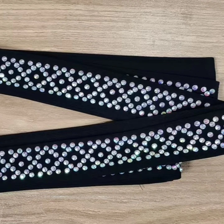 【浩婷雪娟舞服】压钻腰带(长度227cm)