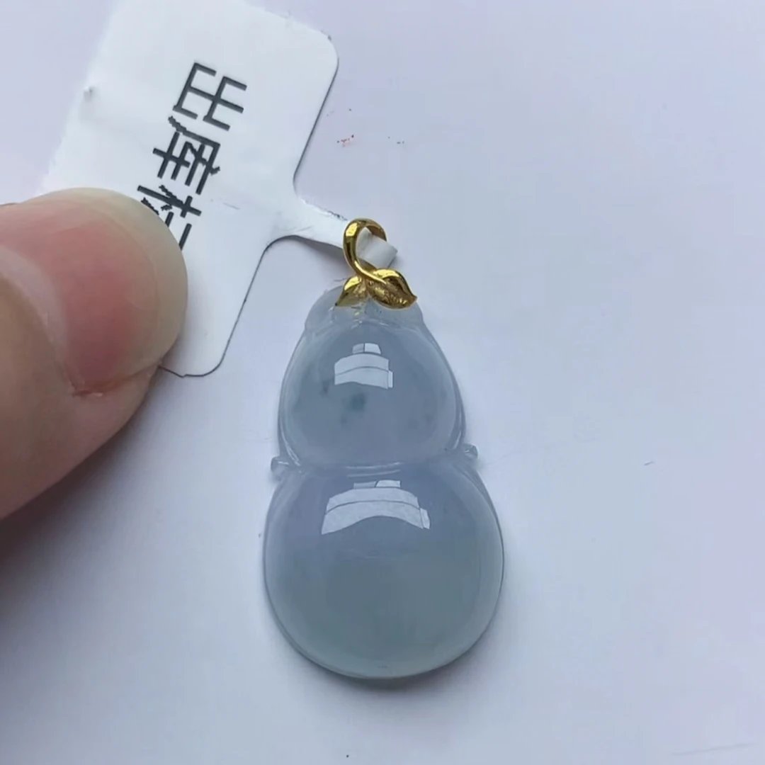 翡翠挂件，一物一证，直播专享，葫芦