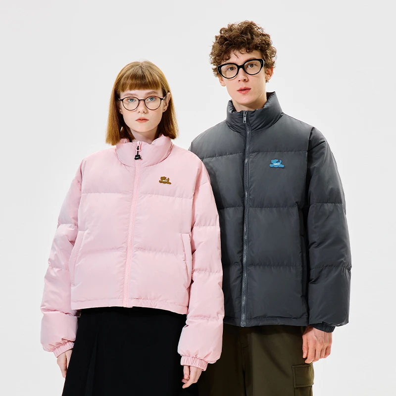 PSOBrand90绒保暖时尚高密休闲仿棉感梭织可爱小狗羽绒服PYR019