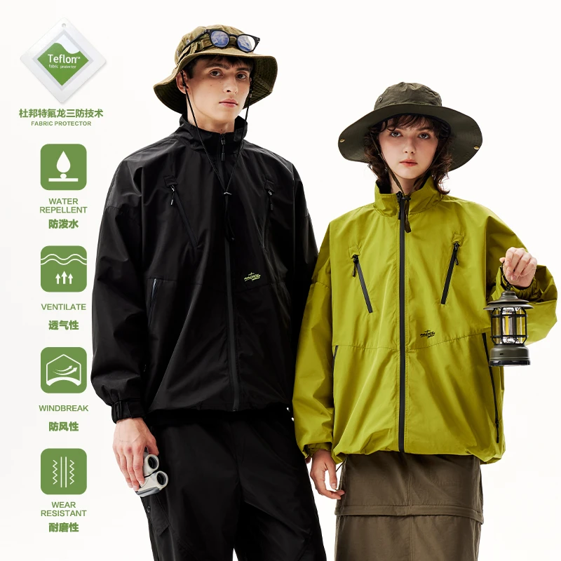 【三防】PSOBrand杜邦特氟龙工艺LOGO立领防泼水休闲夹克外套PHW046