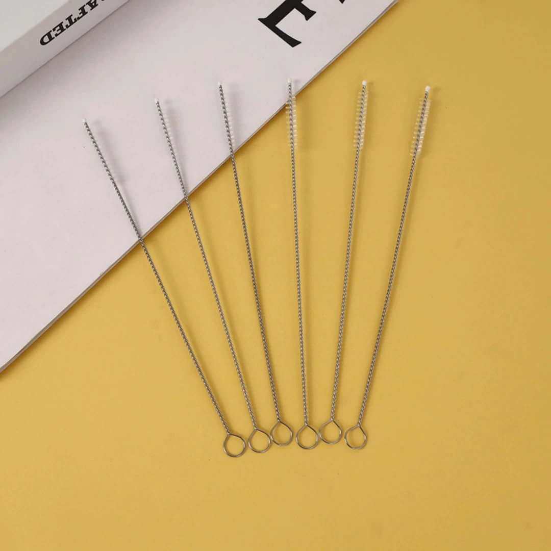 细长吸管刷奶嘴刷海棉奶瓶刷宝宝婴儿用清洗刷带刷头清洁器杯刷子