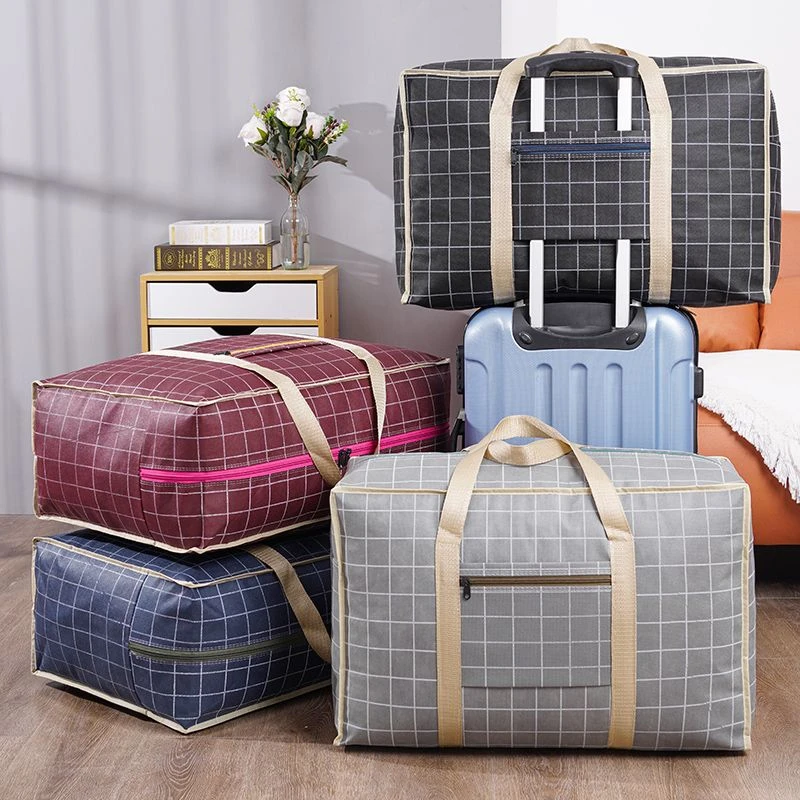 超大号防水搬家袋棉被袋收纳袋衣物整理袋打包旅行袋手提袋无纺布