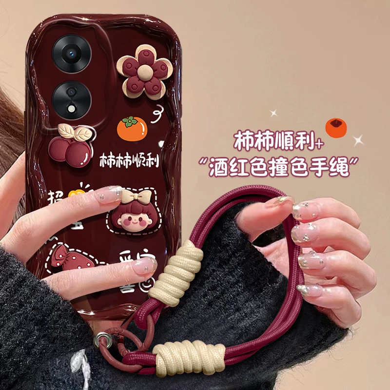 好柿发生oppoa1pro手机壳PHQ110公仔奶油个性硅胶ins风防摔可爱女
