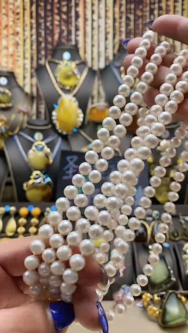 【闪购商品】淡水珍珠颈饰未镶嵌项链