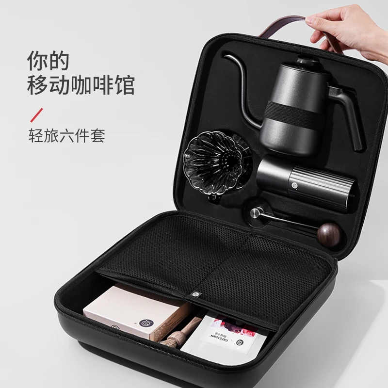 hero【户外】旅行咖啡便捷包套装手冲咖啡壶手磨咖啡器全套家用
