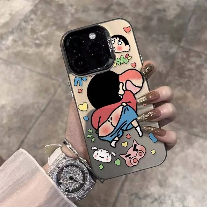 搞怪小新适用华为oppo荣耀vivo小米苹果13手机壳14防摔15硬11潮12