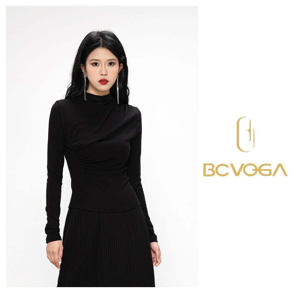 BCVOGA新款爆款新品打底衬衫BCVJ410012显瘦长袖时尚百搭修身