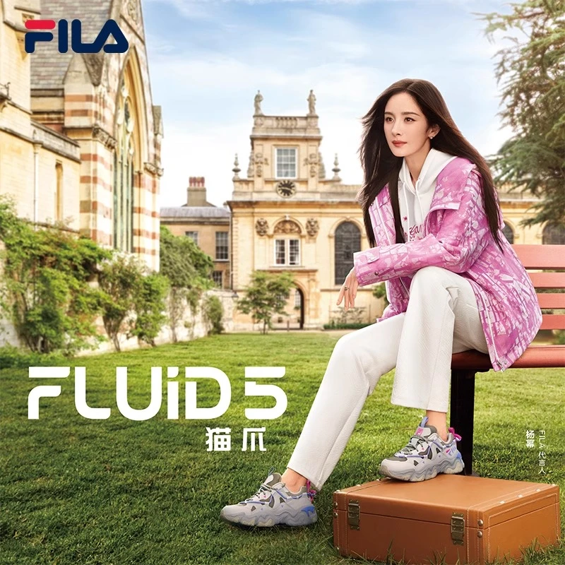 Fila/斐乐【杨幂同款】女款猫爪鞋5代运动鞋2025秋季休闲F12W412105