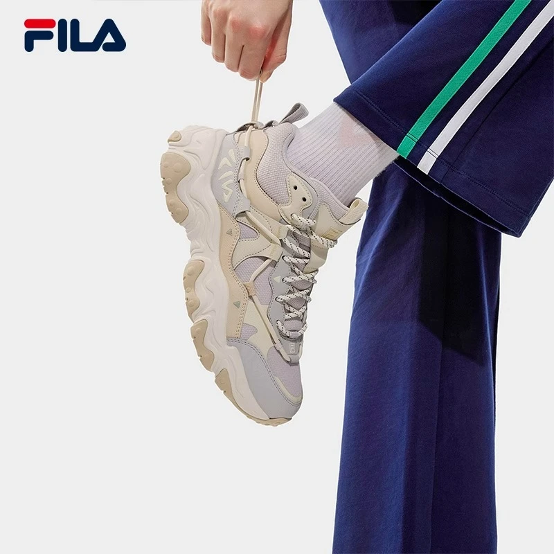 Fila/斐乐猫爪鞋5代中帮保暖运动休闲鞋2025百搭老爹鞋F12W412116