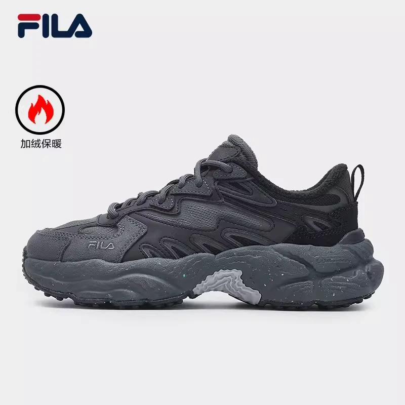 Fila/斐乐蕨草鞋加绒密网女款跑步复古摩登运动休闲鞋F12W341123
