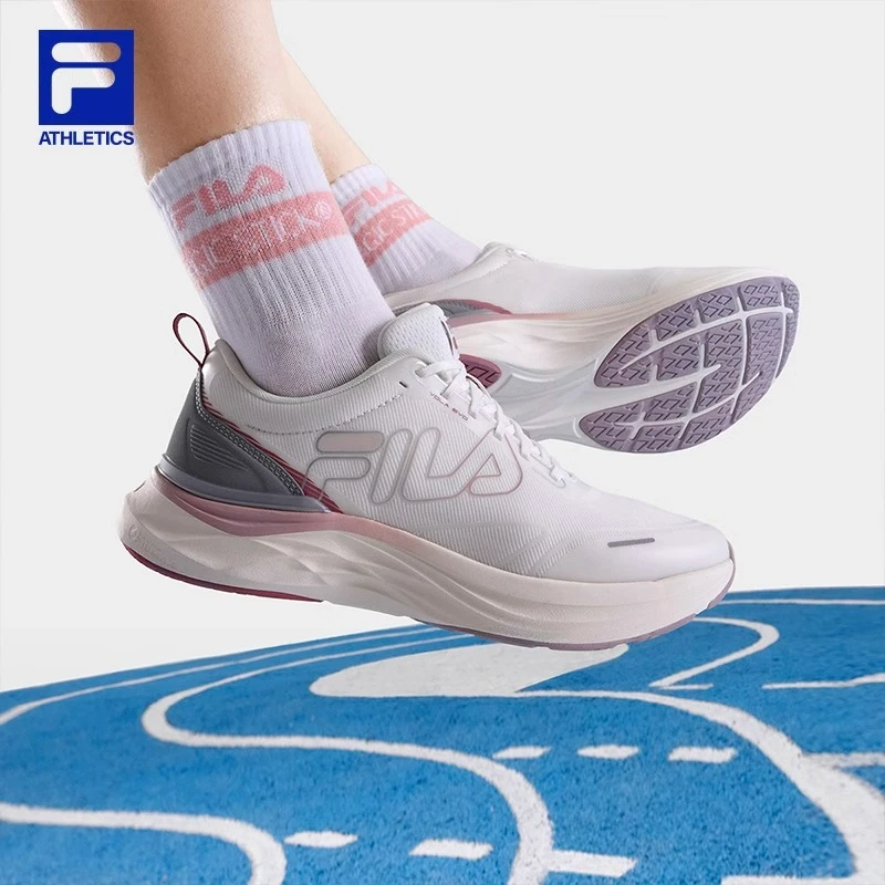 FILA/斐乐VOLA EVO情侣路跑舒适轻便透气跑步运动鞋 A12W331116F