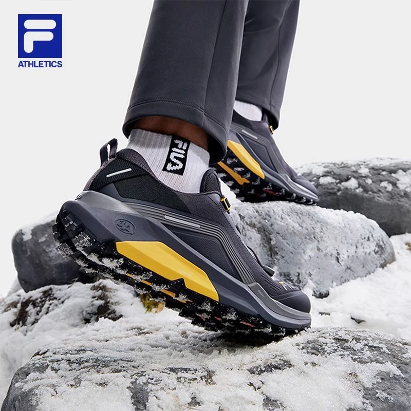 Fila/斐乐男款3A LYNX 1+户外运动缓震徒步休闲跑步鞋A12M341202F
